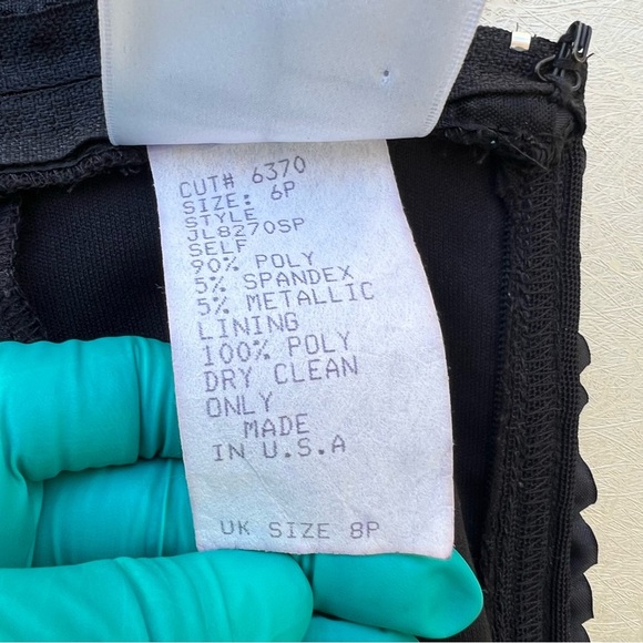 Tadashi black sequin detail cocktail party dress Women’s Size 8 - Picture 8 of 8